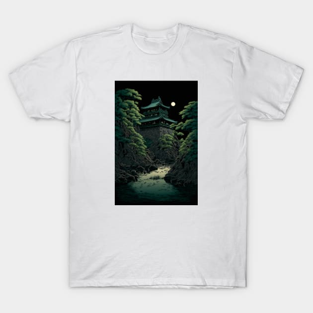 Green Fortress T-Shirt by RLP.Art